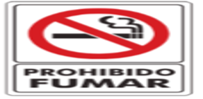 SEÑALAMIENTO DE PROHIBICIÓN 20X25 CM.