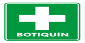 SEÑALAMIENTO DE BOTIQUIN Y PRIMEROS AUXILIOS 20X25 CM.