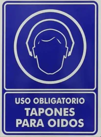 SEÑALES DE OBLIGACION 20X25 CM.