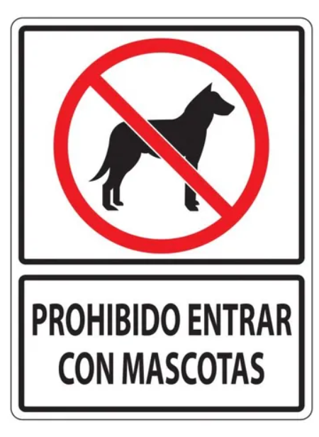 SEÑALAMIENTO DE PROHIBICIÓN 30X40 CM.