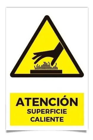 PRECAUCION SUPERFICIES CALIENTES
